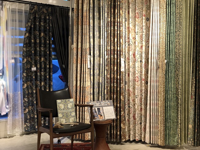 新潟市の家具店ボー・デコールでは、ウィリアム・モリスコレクションカーテンフェアを開催しております