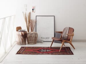 椅子とヴィンテージラグ展